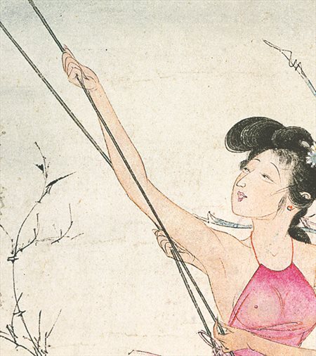 米脂县-胡也佛的仕女画和最知名的金瓶梅秘戏图